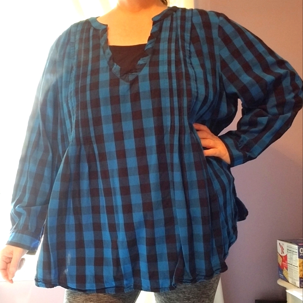 Women's flannel blouse